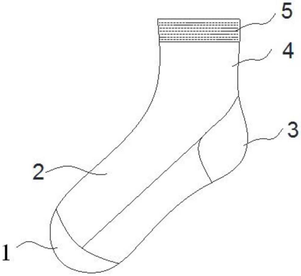 一种一次性袜子的制作方法