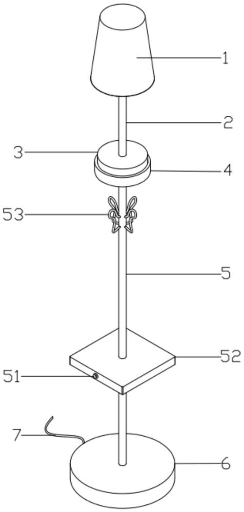 一种多功能落地灯的制作方法