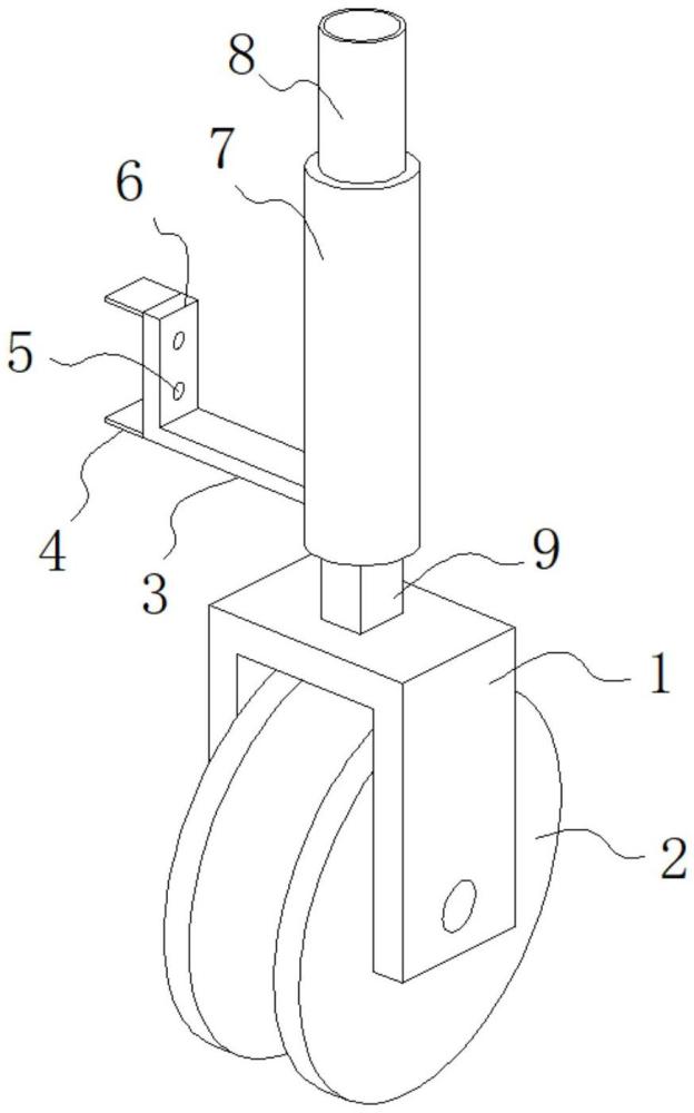 一种弹簧压轮机构的制作方法