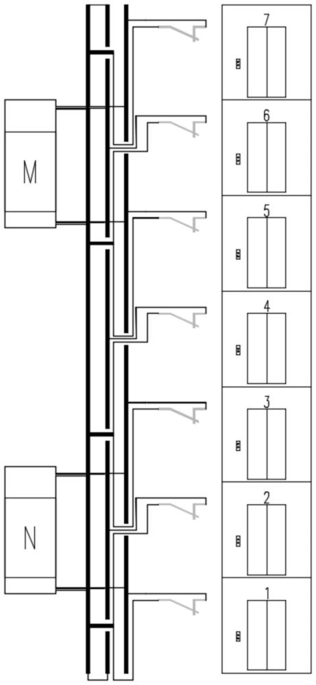 多轿厢并行电梯系统提前检测层门开关的方法与流程