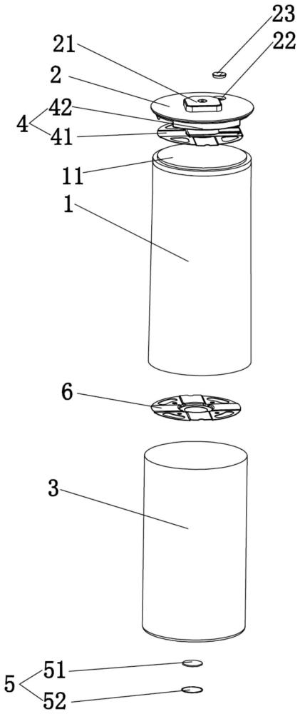 一种圆柱电池及圆柱电池的装配方法与流程