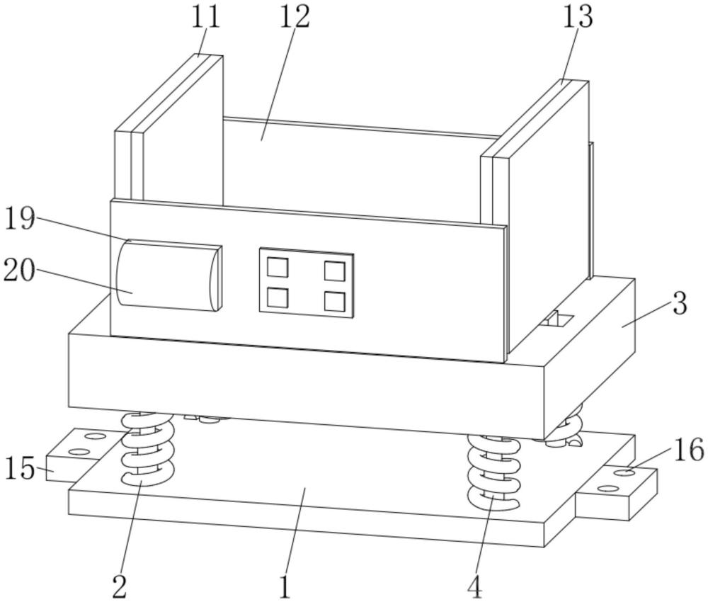 一种建筑材料防震存放装置的制作方法