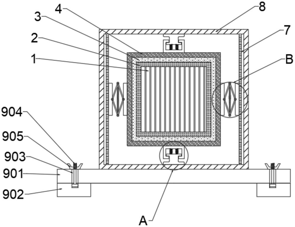 一种非晶合金变压器降噪结构的制作方法