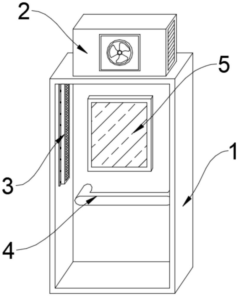 一种电梯内部的空气使用降温装置的制作方法