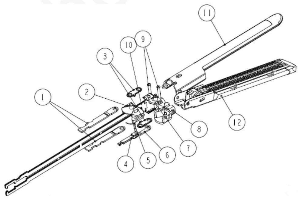 一种钉匣组件的弯转机构及吻合器的制作方法