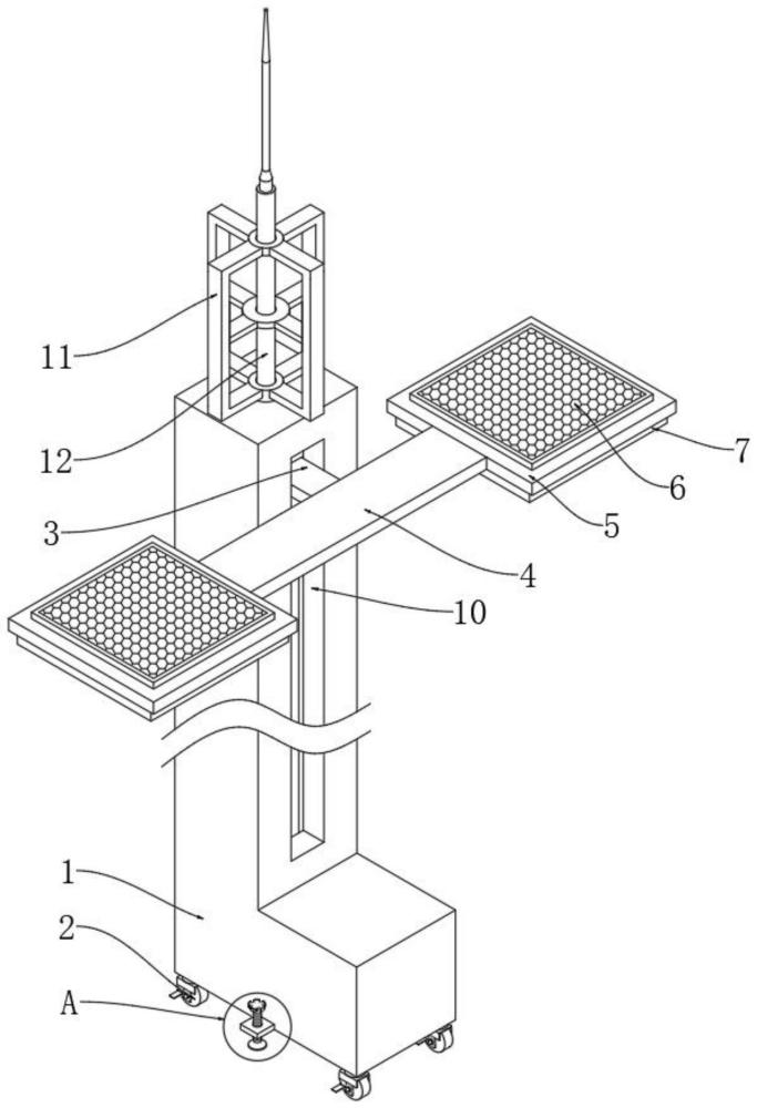 一种古建筑物用节能防雷照明组件的制作方法