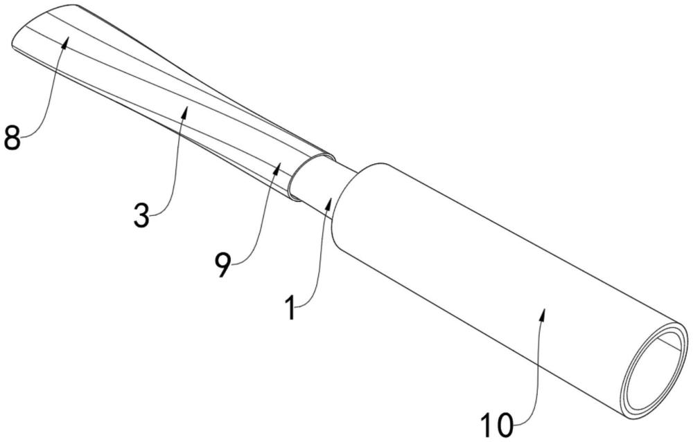 一种双簧管仿真套管哨片结构的制作方法