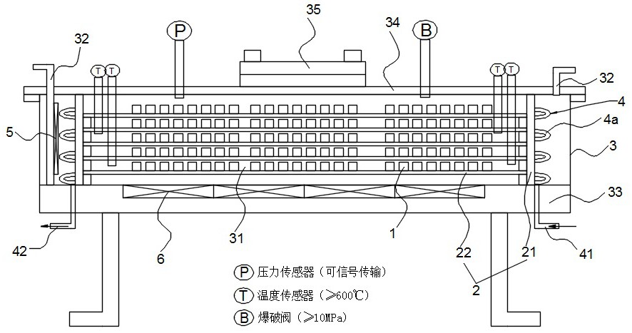 一种基于多间隙镁的固块氢化镁制备工艺及制备装置的制作方法