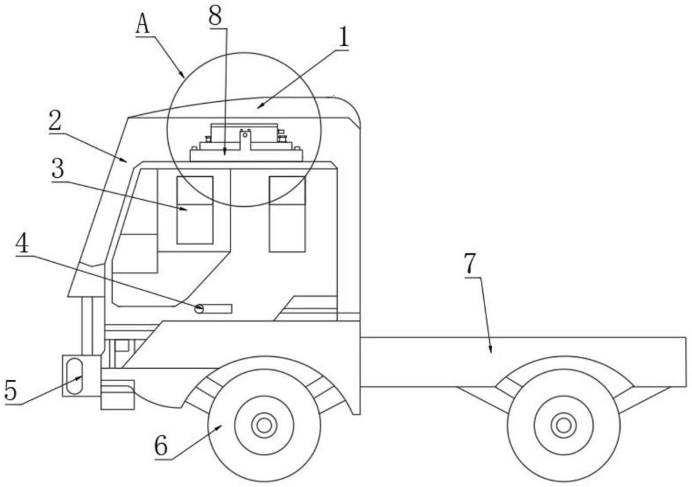 一种货物运输车的定位器安装结构的制作方法
