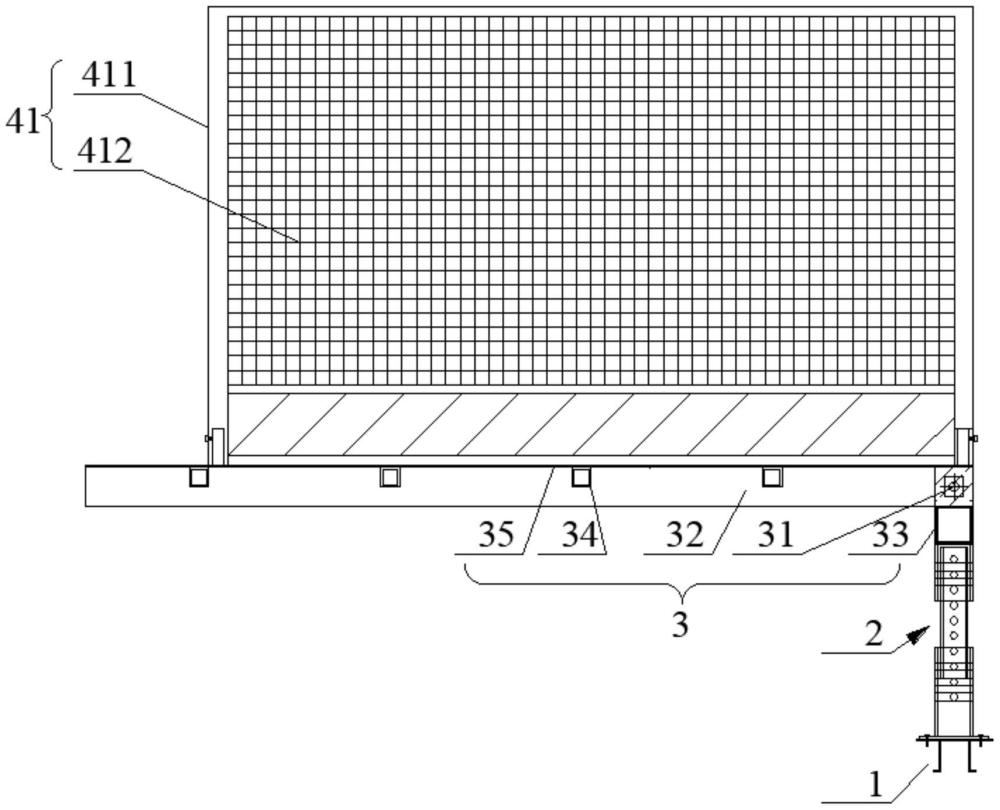 塔吊安全通道的制作方法