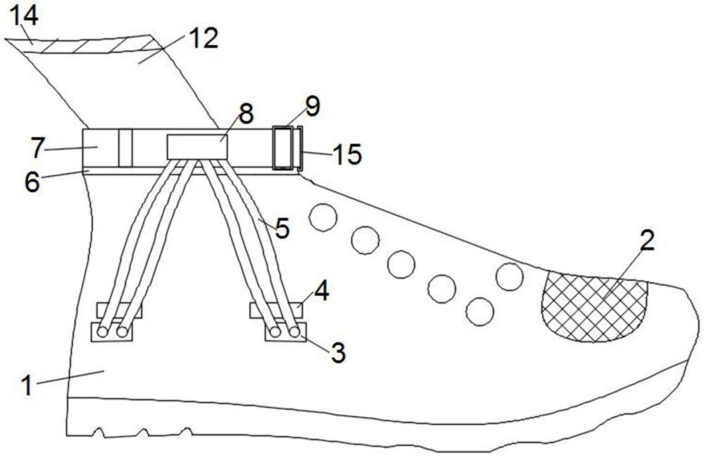 一种具有护踝功能的运动鞋的制作方法