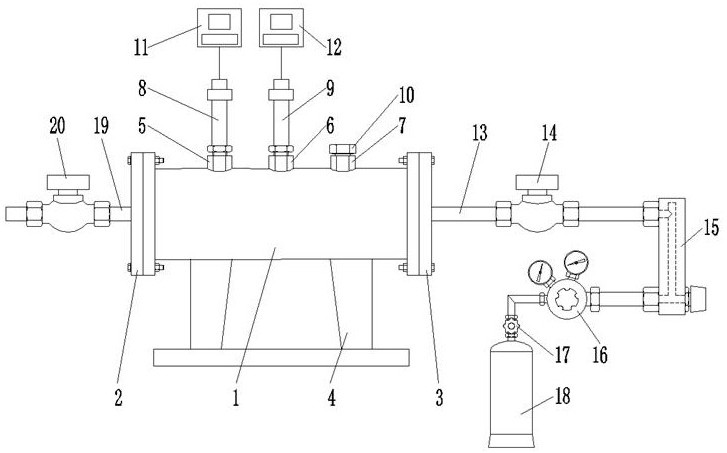 一种不锈钢罩式炉残氧分析探头标定装置的制作方法