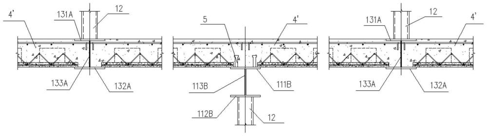 一种装配式钢结构交错桁架体系及施工方法与流程