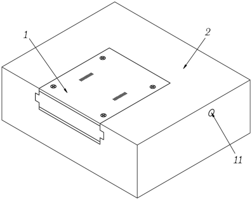 一种UPS电脑的内置电池弹射结构的制作方法