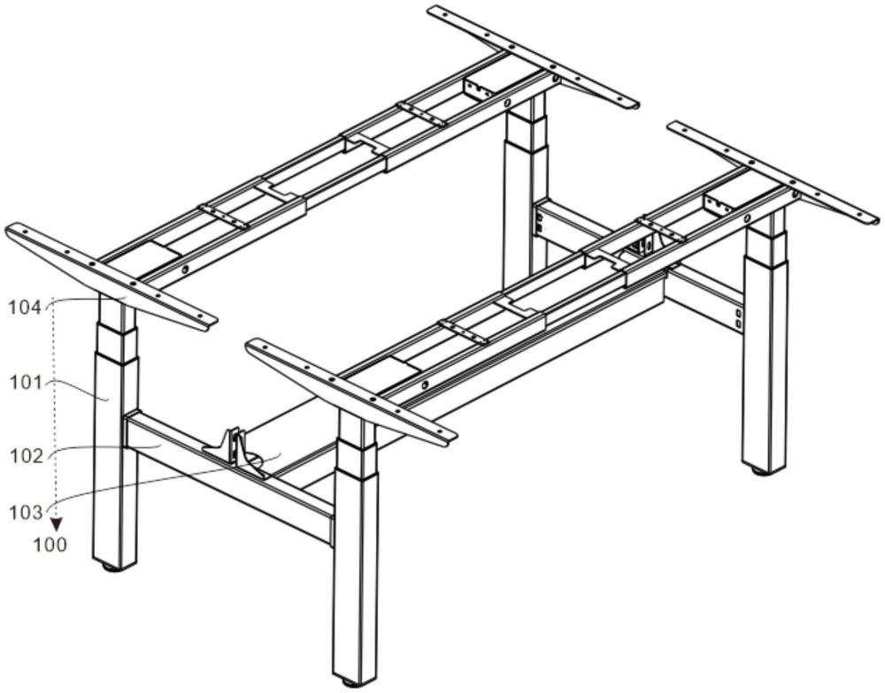 一种升降桌的快速安装结构的制作方法