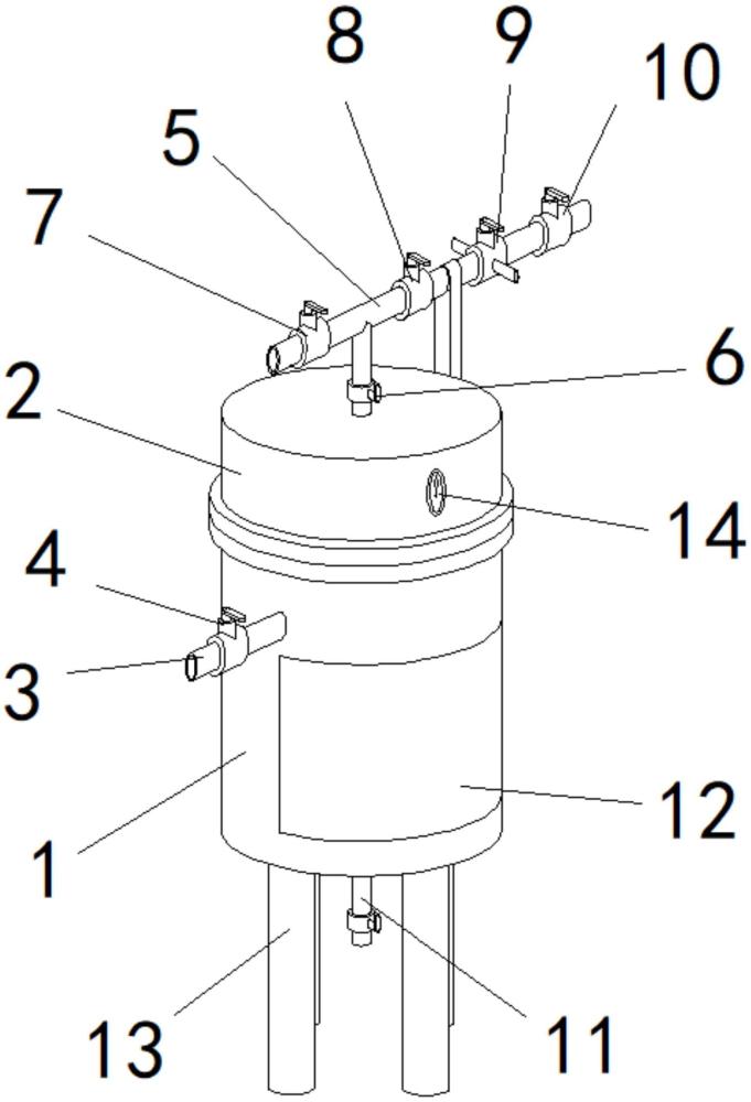 母液过滤器增加加压吹扫装置的制作方法