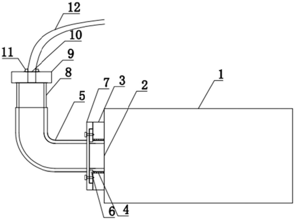 一种液压油缸的油管安装结构的制作方法
