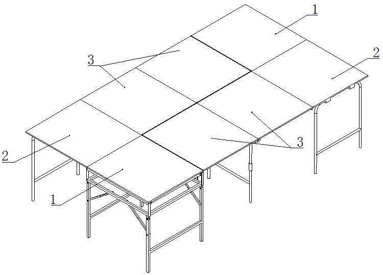 一种折腿框架箱挂装式乒乓球桌的制作方法