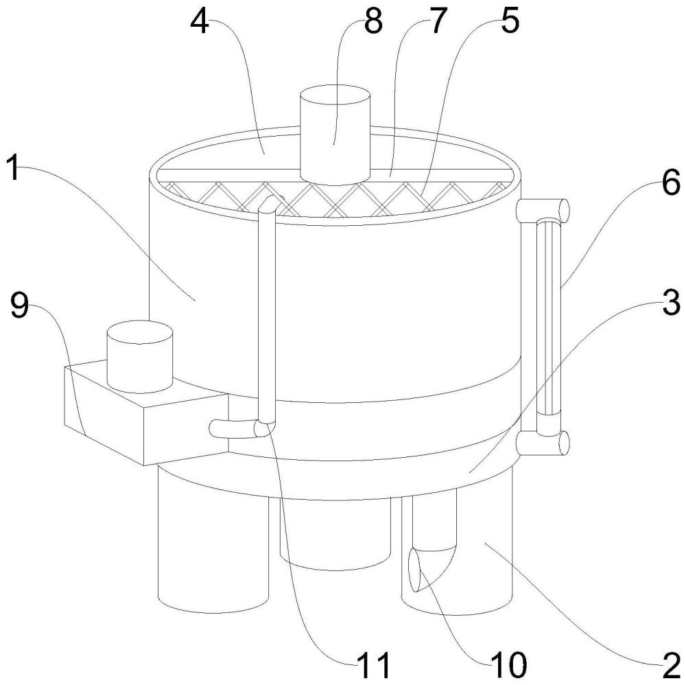 便捷配制水泥浆液的制浆筒附属装置的制作方法