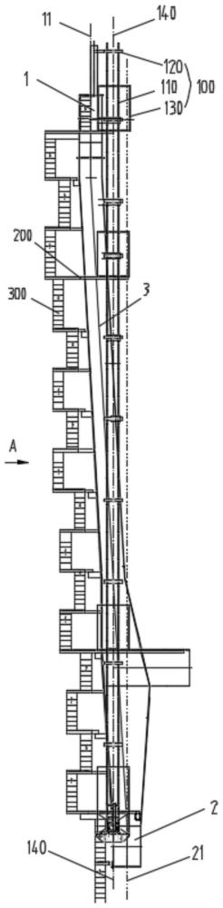 一种岸桥门框登机系统及具有其的岸桥的制作方法