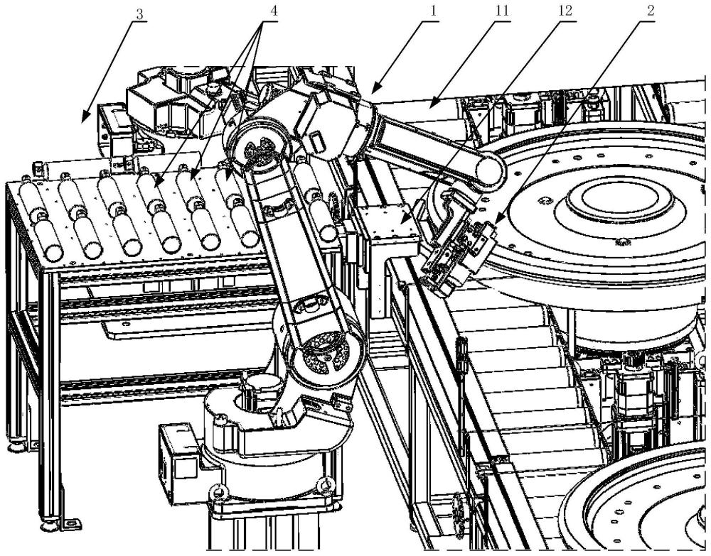 一种机车轮饼二硫化钼自动喷涂装置及系统的制作方法