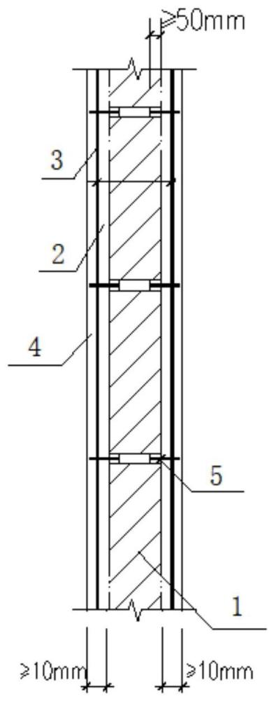 一种轻薄型砌体加固结构及其施工方法与流程