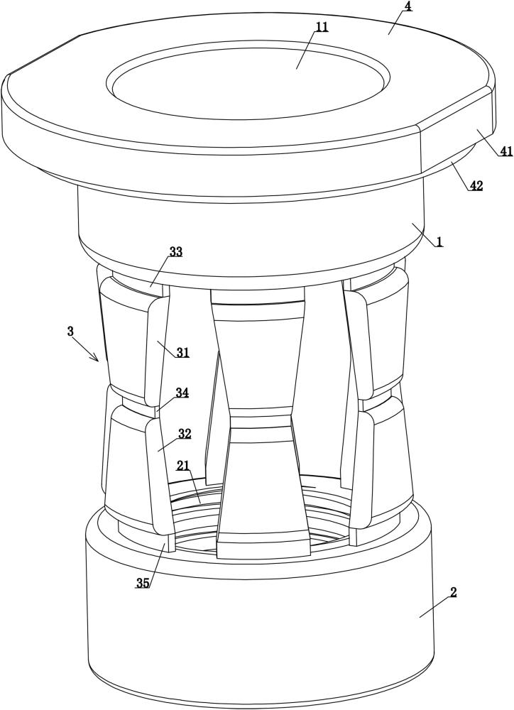 一种水龙头台面固定器的制作方法