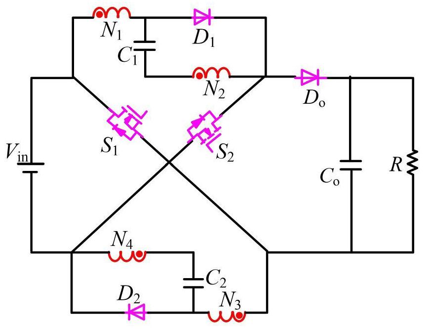 正比型耦合电感X源直流升压网络变换器及其控制方法