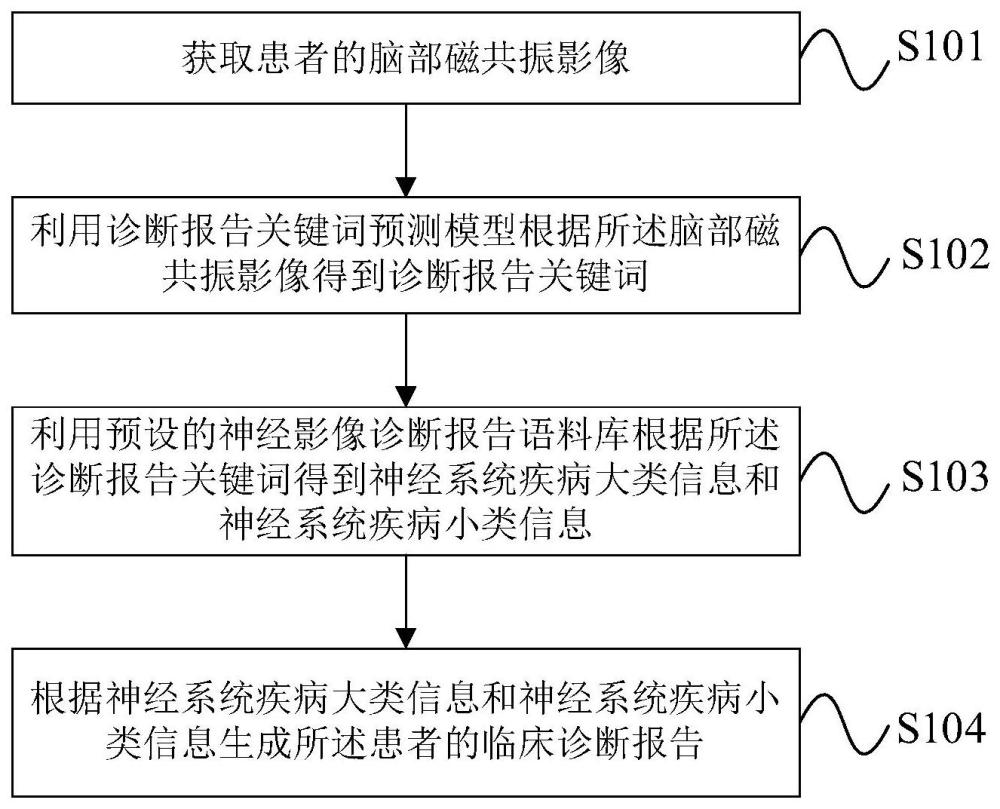 基于人工智能的神经系统医学磁共振影像报告自动校正方法及系统与流程