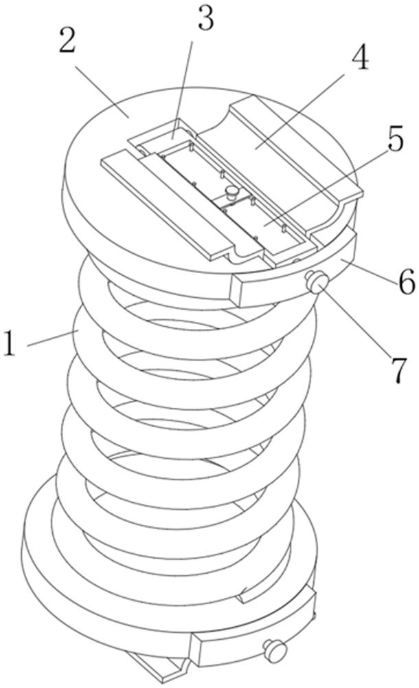 一种床垫内置弹簧结构的制作方法
