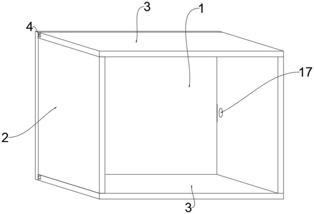 一种安装孔隐藏式柜体结构的制作方法