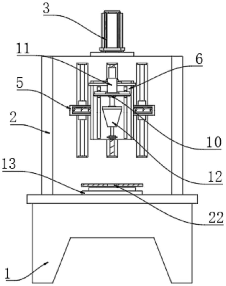 一种高压电瓷制造用的旋压成型机的制作方法