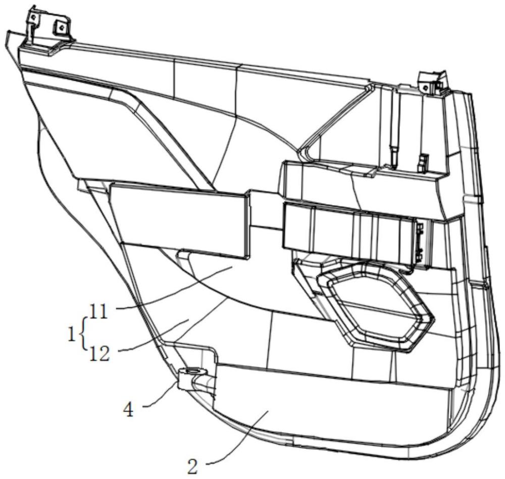 一种滑移门下铰链遮挡结构、滑移门系统及车辆的制作方法
