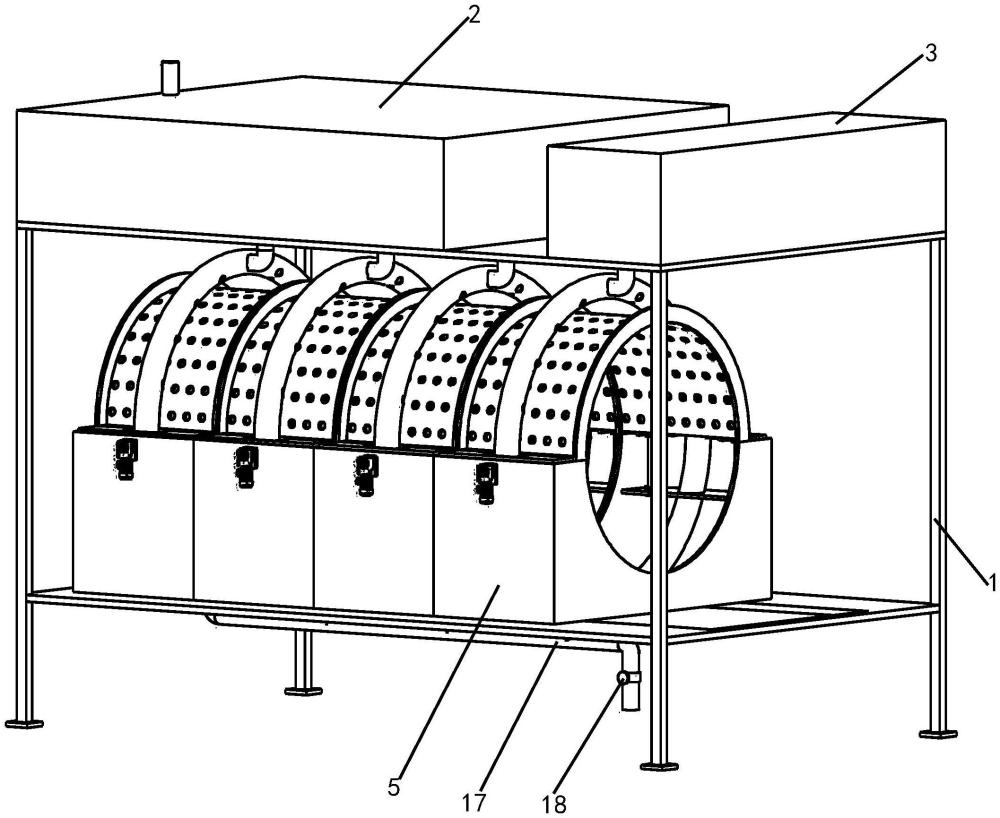 一种钢管防腐生产用水冷装置的制作方法