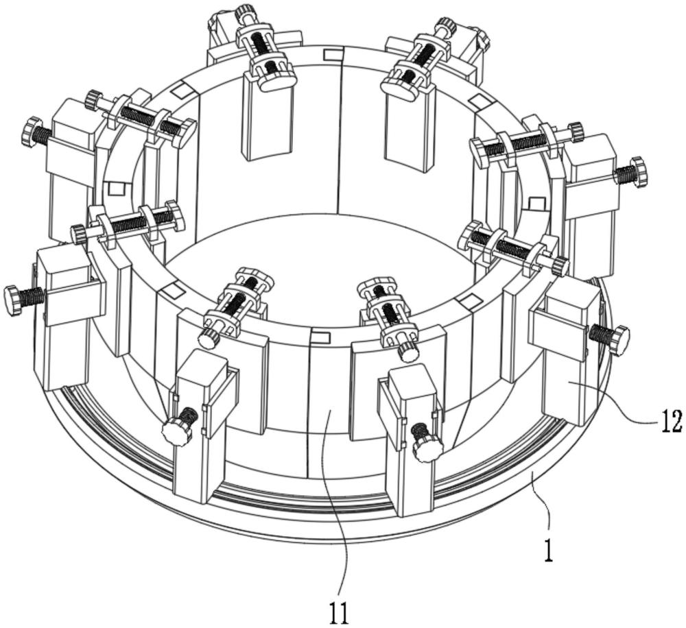 一种建筑沉井基础施工用的支护机构的制作方法