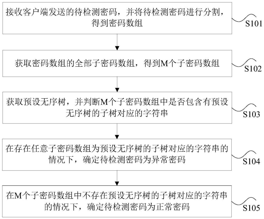 密码检测方法、装置、存储介质以及电子设备与流程