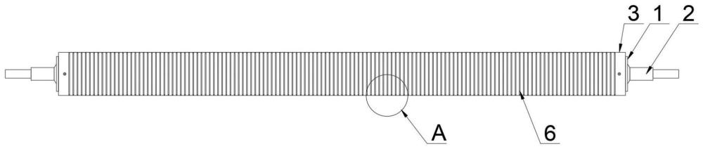 一种玻璃纤维网布编织机用的定位式进线辊筒结构的制作方法