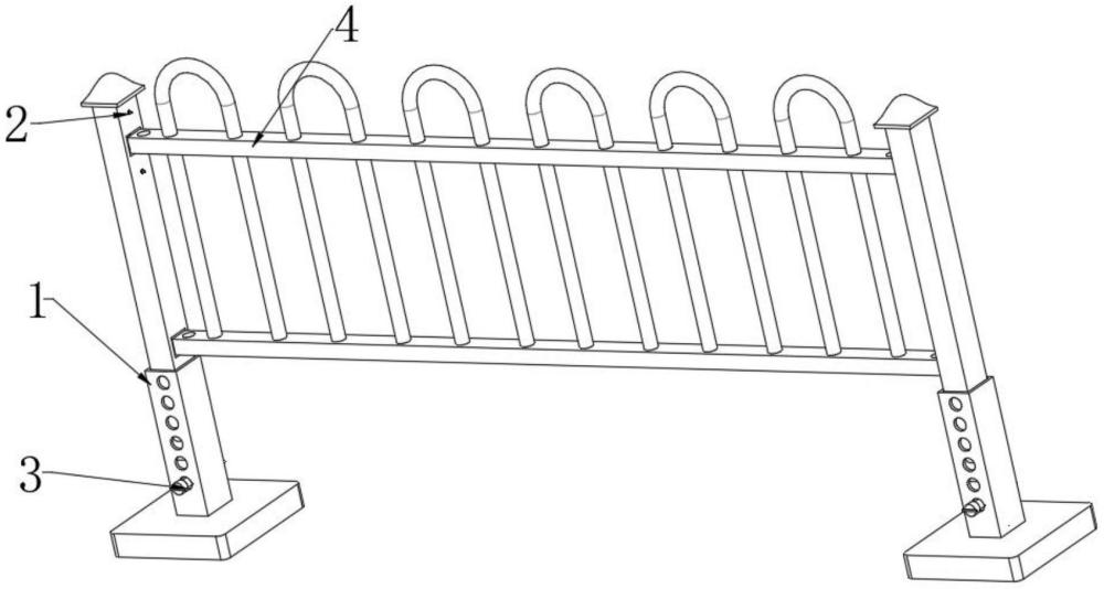 一种公路护栏固定装置的制作方法
