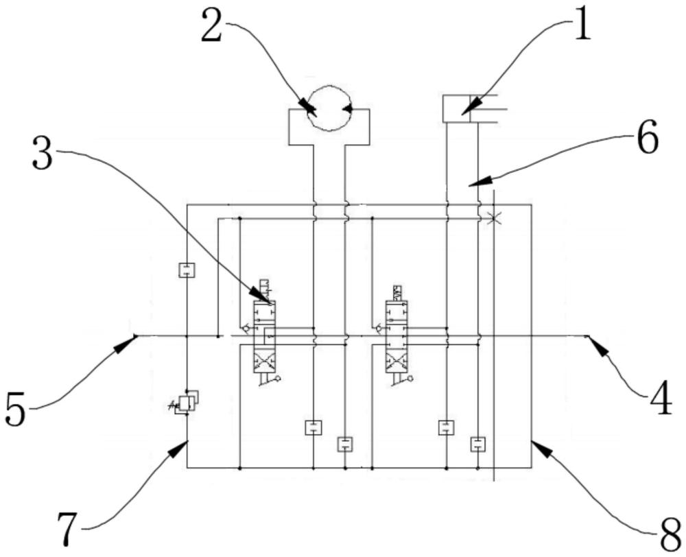 一种多用液压动力钳的液压回路系统的制作方法