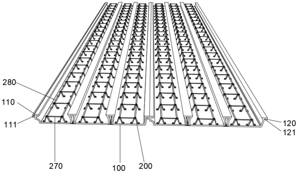 一种用于高空钢连廊装配式楼承板构件的制作方法