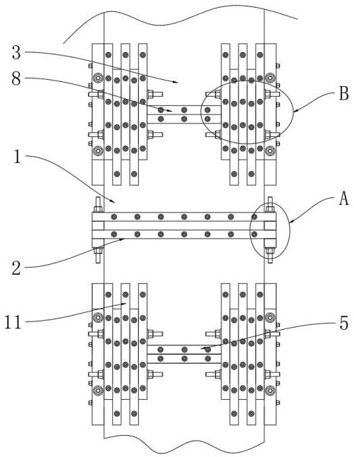 一种大截面框架柱清水模板加固结构的制作方法