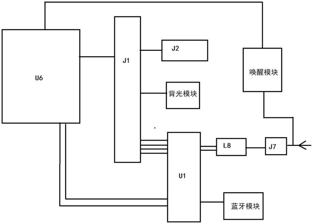 一种吸顶屏数据无线传输电路的制作方法