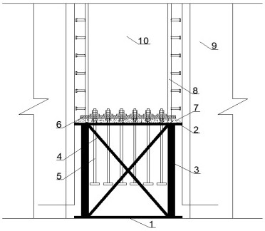 一种地下车站型钢柱锚固支座结构的制作方法