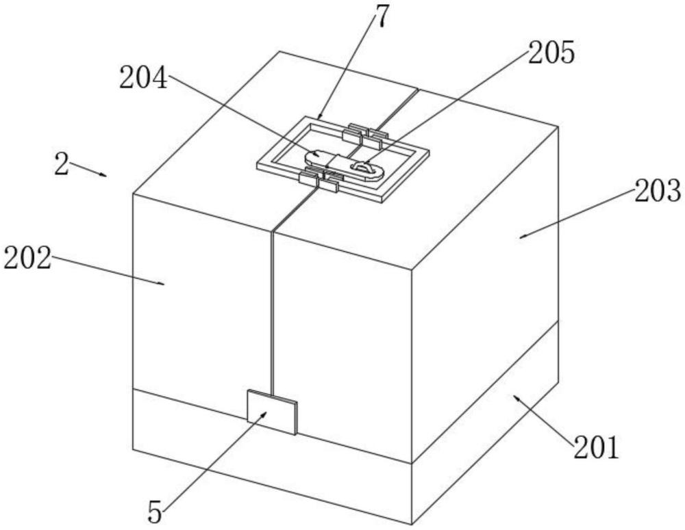 一种具有开合机构的建筑设计模型防护箱的制作方法