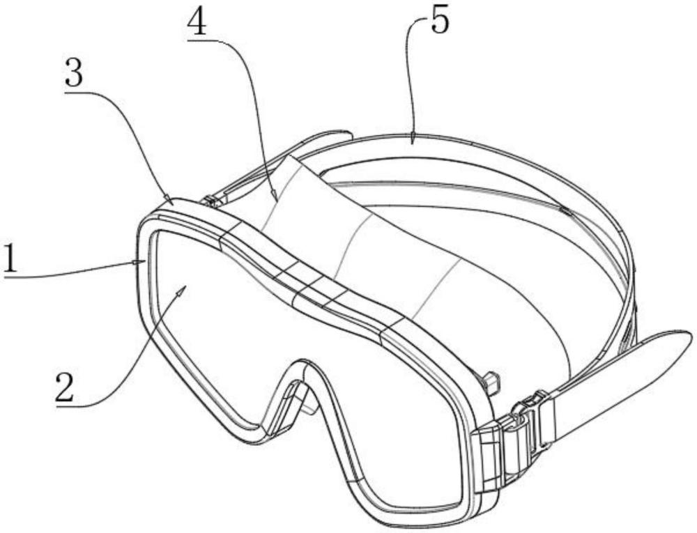 一种方便视力障碍者使用的潜水眼镜的制作方法