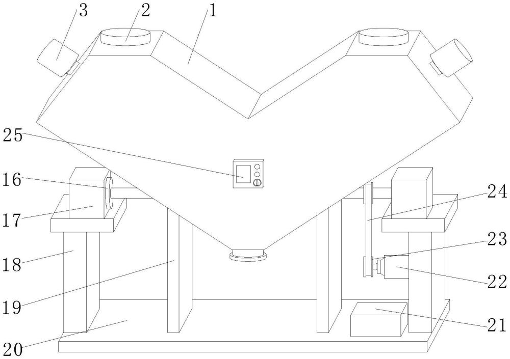 一种装配式建筑化工物料混合机的制作方法