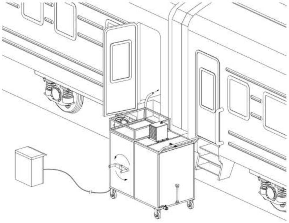 一种新型动车组移动式电茶炉清洗剂加注小车的制作方法
