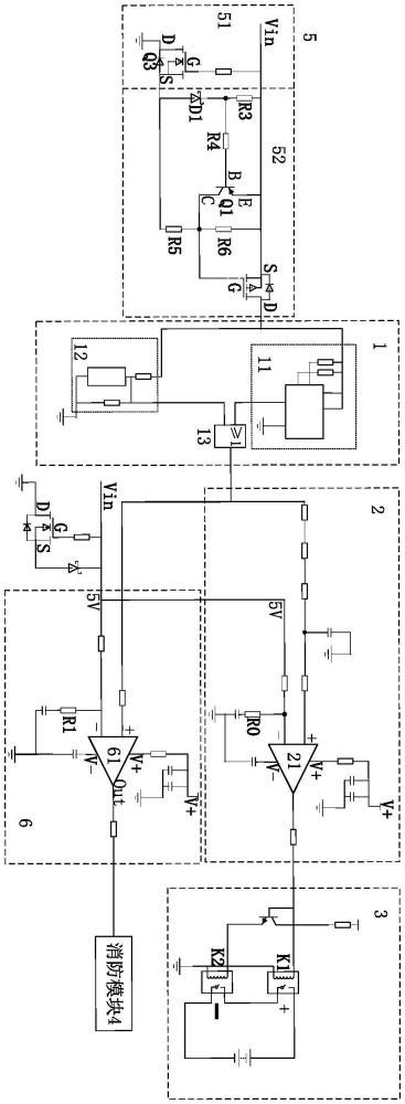 动力电池的消防电路和汽车的制作方法