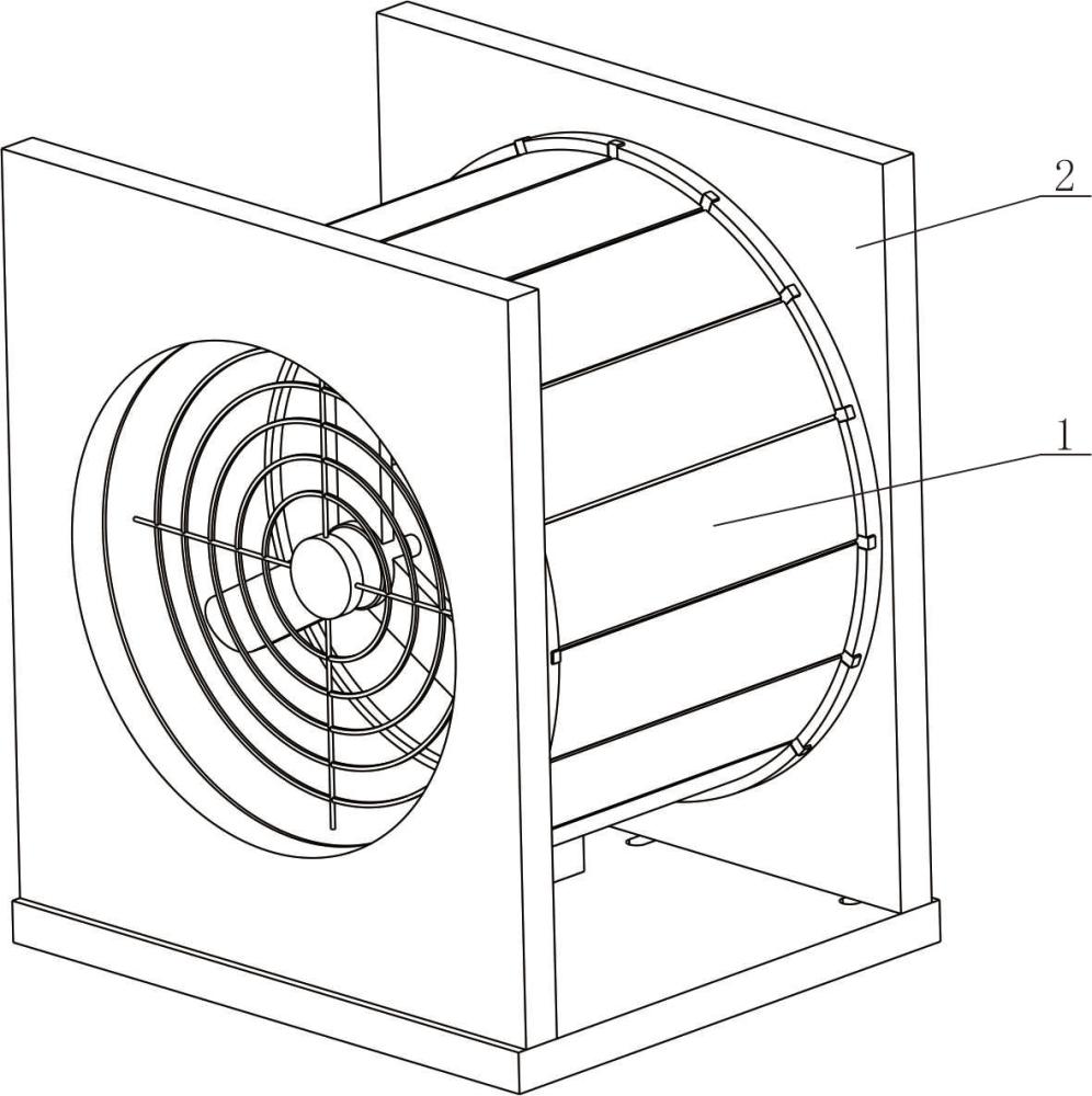 一种防爆轴流风机外筒支撑装置的制作方法