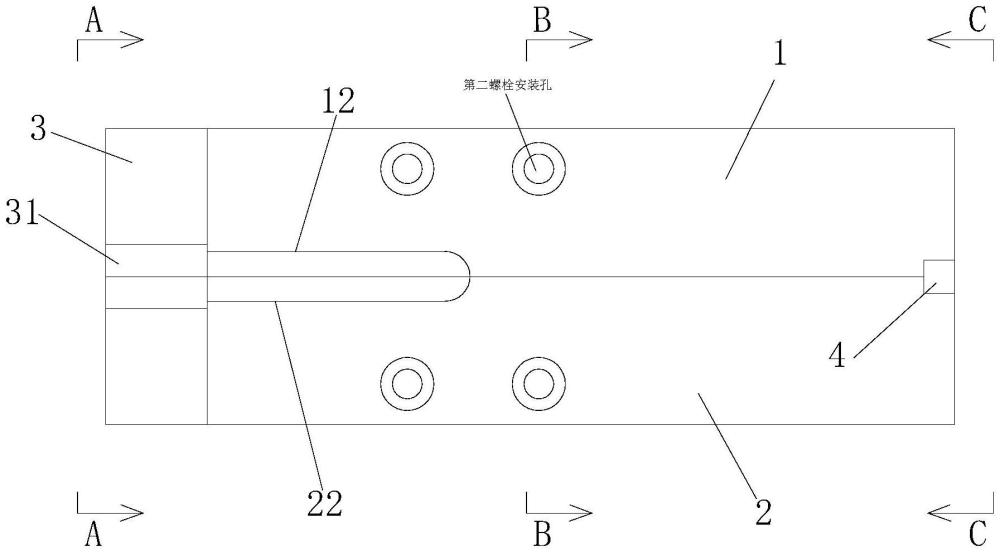 一种双头螺柱铣槽加工用的夹具及工作方法与流程